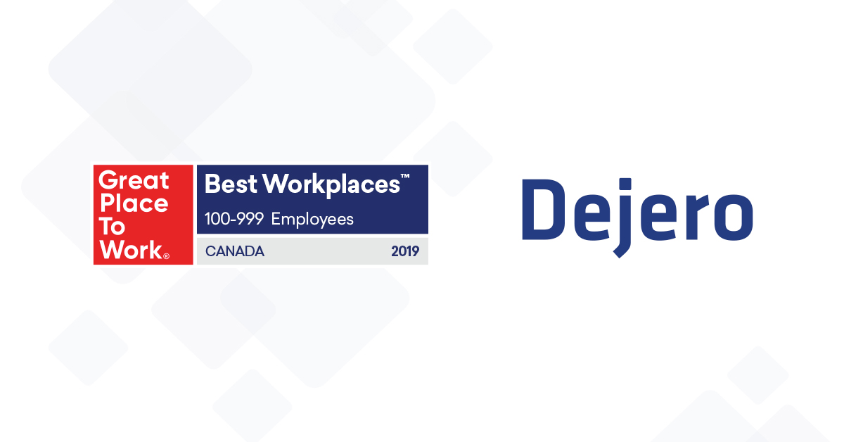 Dejero recognized as one of the Best Workplaces™ in Canada, 2019